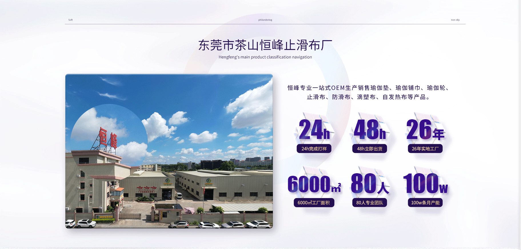 東莞市茶山恒峰止滑布廠